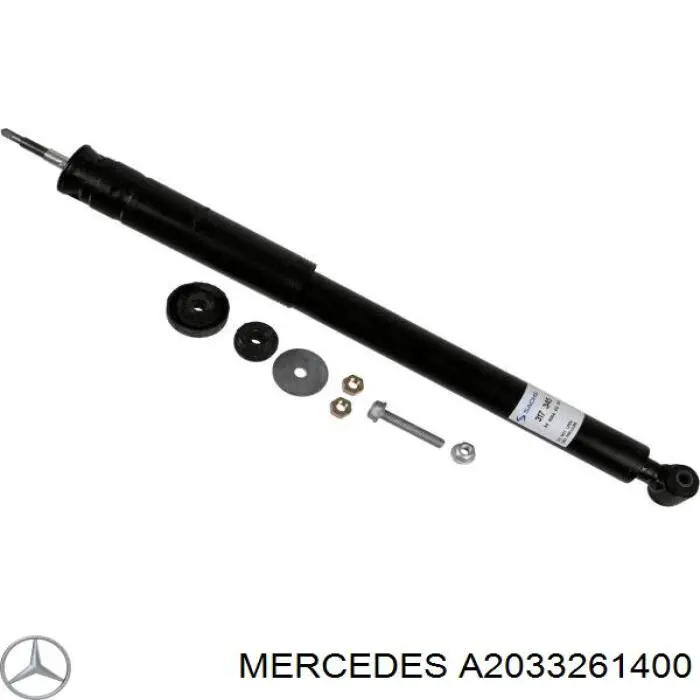 A2033261400 Mercedes amortecedor traseiro