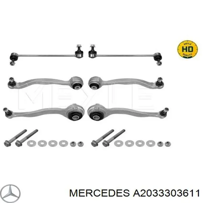 A2033303611 Mercedes рычаг передней подвески верхний правый