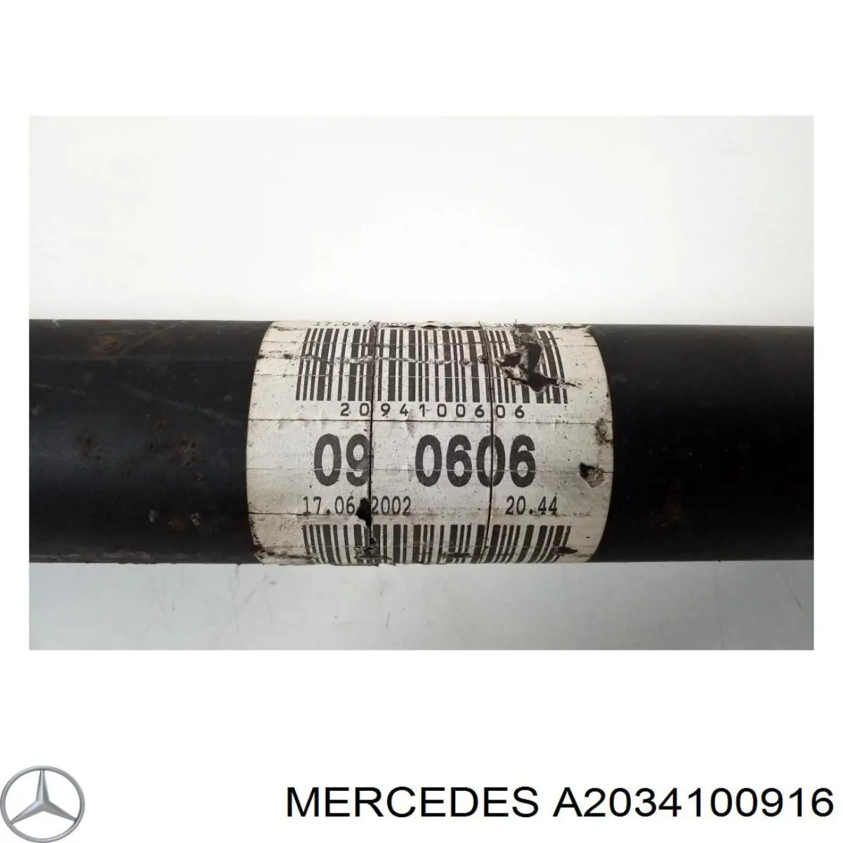Вал карданный задний в сборе Mercedes A2034100916 цена, от 113.38 USD