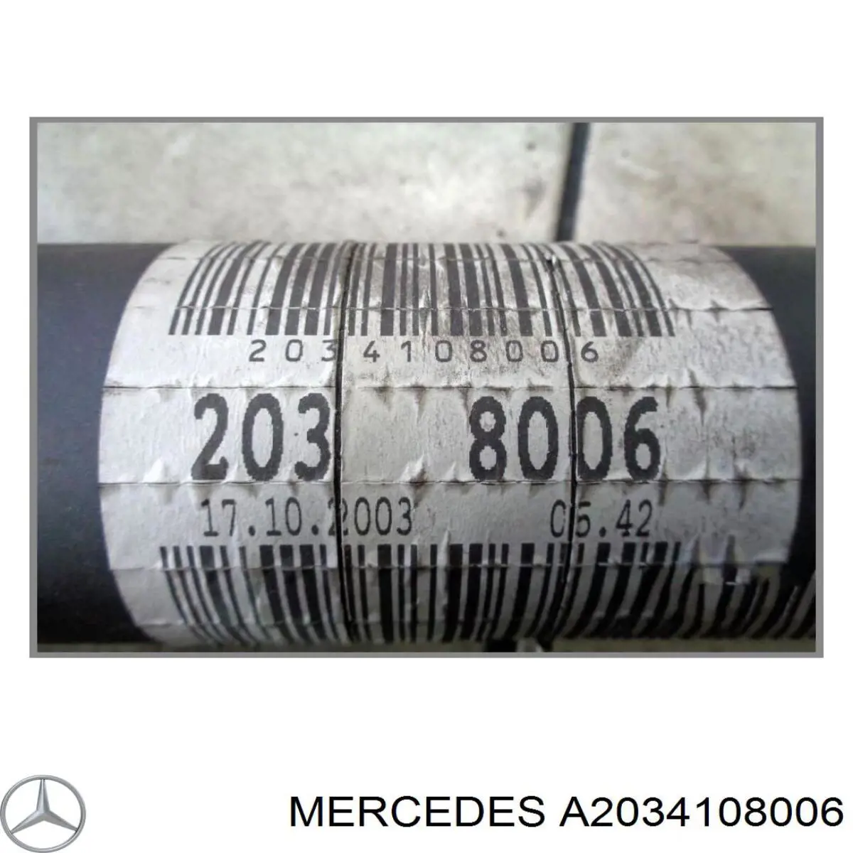 A2034108006 Mercedes Карданный вал заднего моста