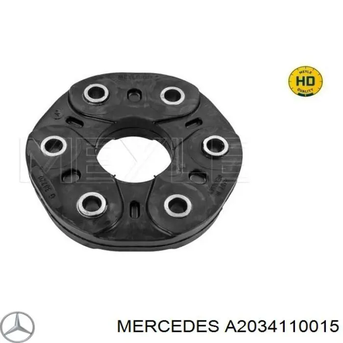 A2034110015 Mercedes муфта кардана эластичная передняя/задняя