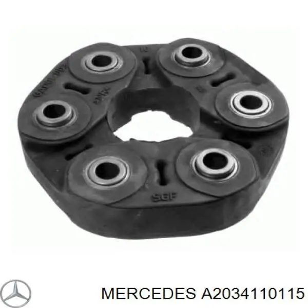 A2034110115 Mercedes муфта кардана эластичная передняя
