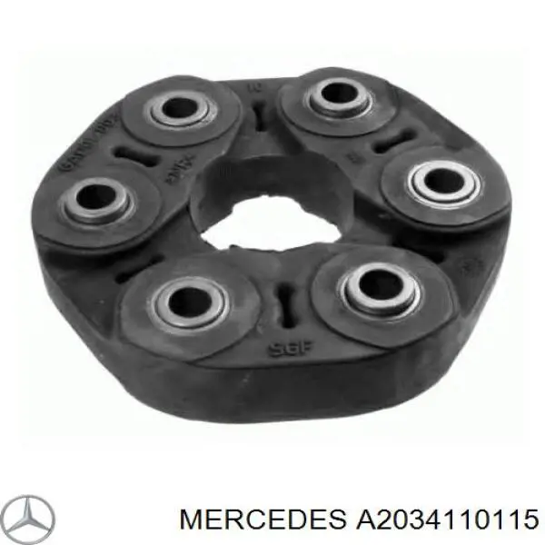 A2034100415 Mercedes Муфта кардана эластичная, передняя