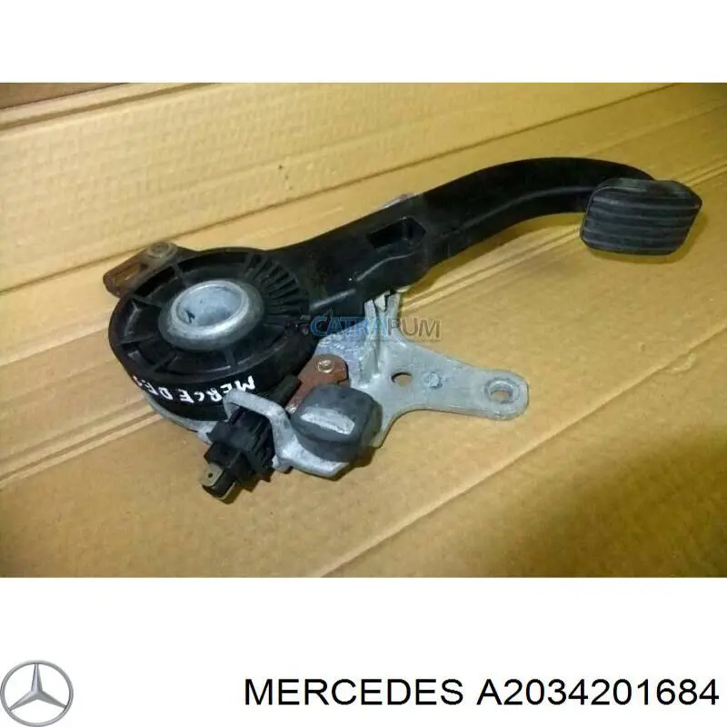 A2034201684 Mercedes рычаг ручного тормоза