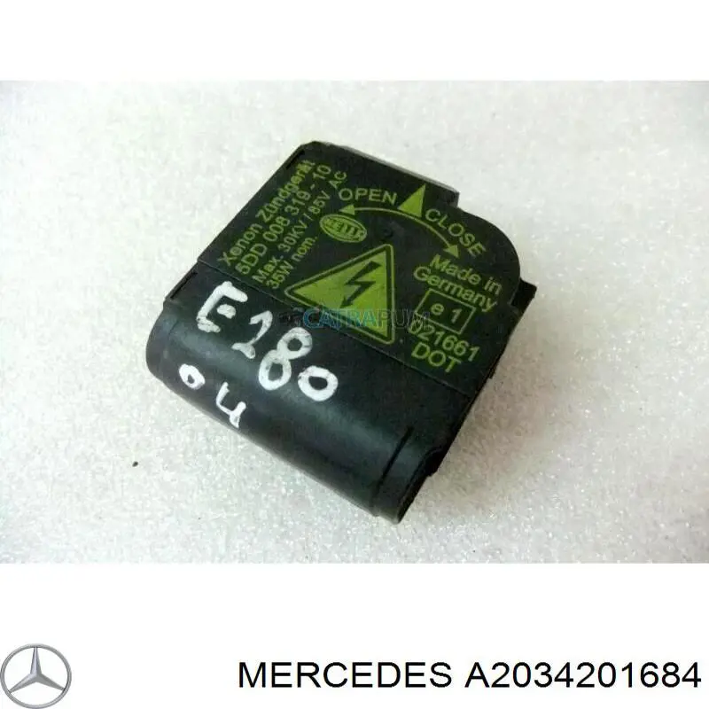 A2034201684 MERCEDES Palanca freno mano original y equivalente