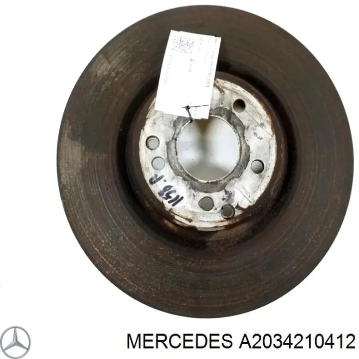 A2034210412 Mercedes диск тормозной передний