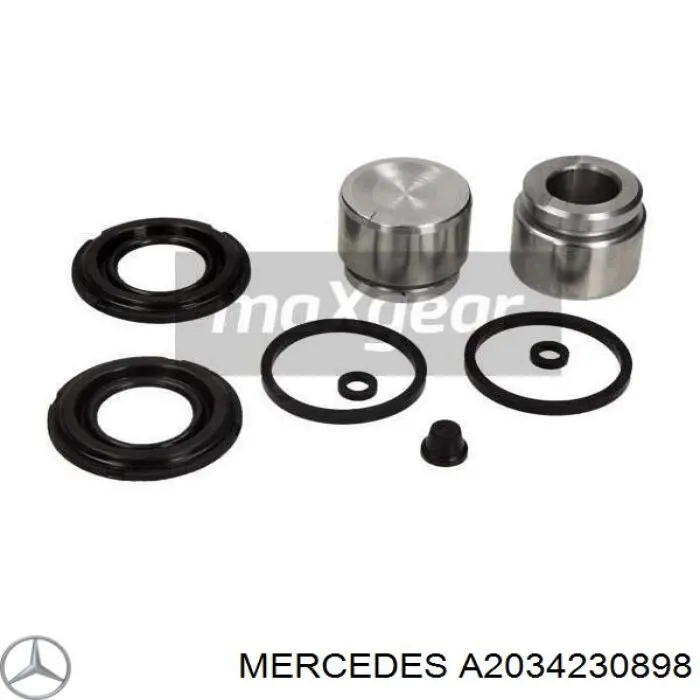 A2034230898 Mercedes Суппорт тормозной задний правый