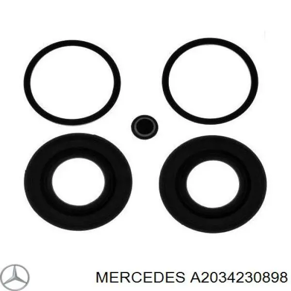 Купить A2034230898 Mercedes Суппорт задний правый