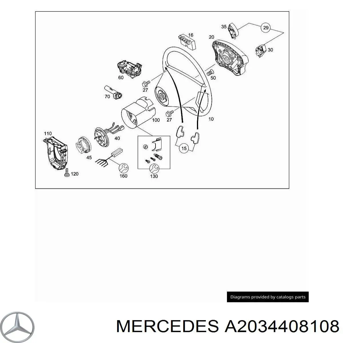  A2034408108 Mercedes