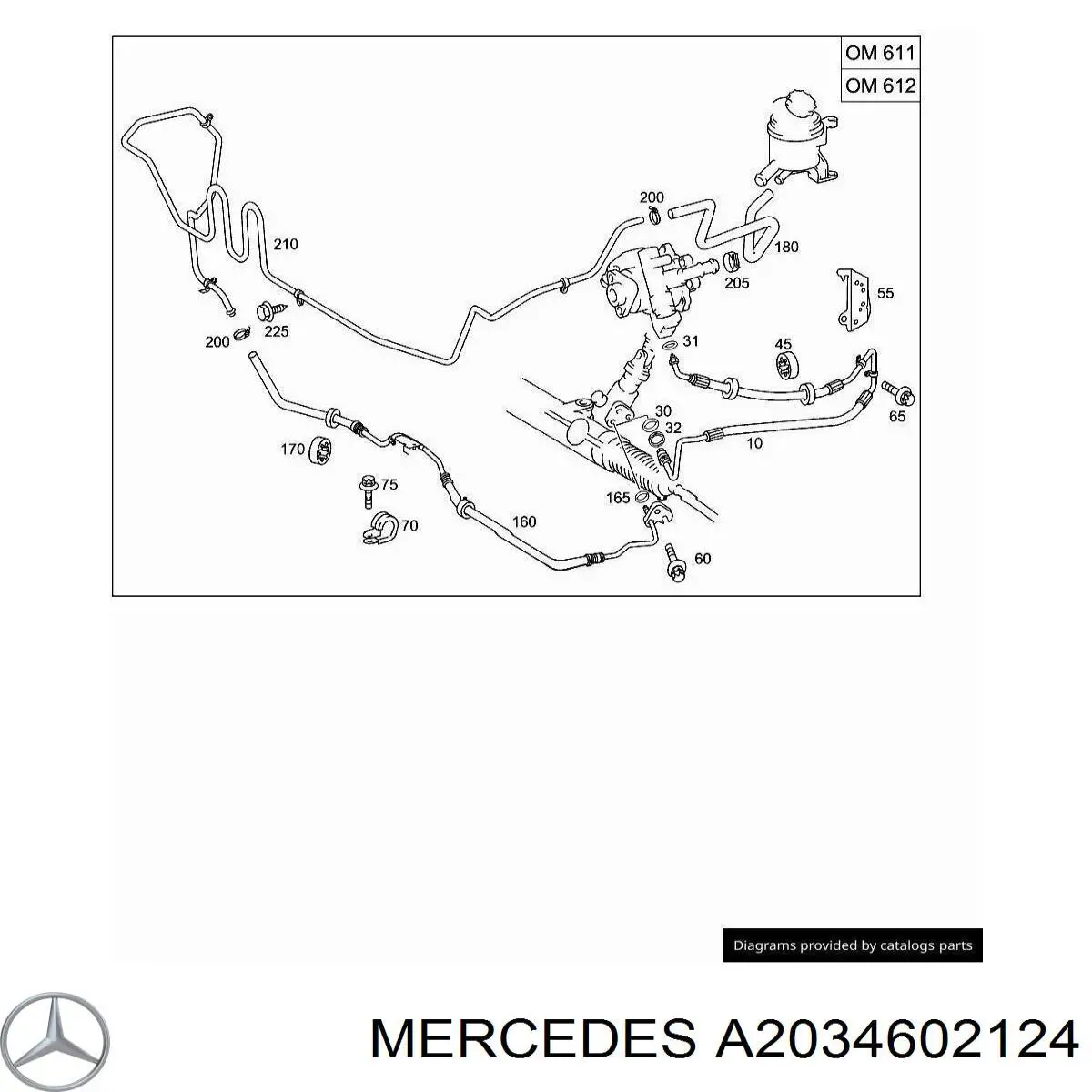 A2034602124 Mercedes 