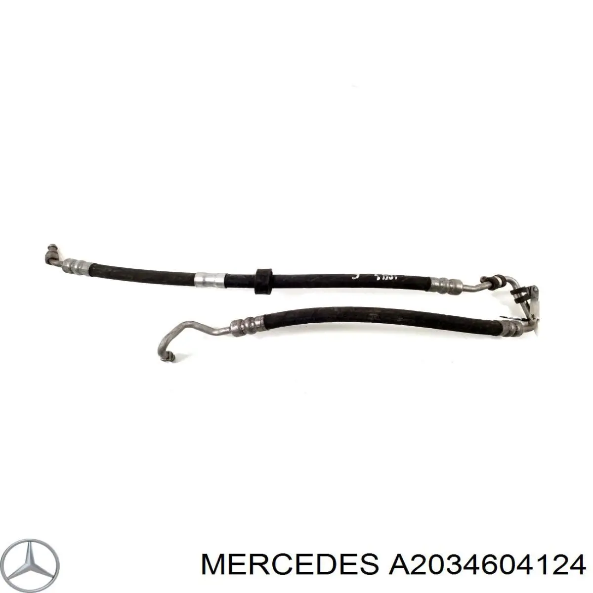 Mangueira da Direção hidrâulica assistida de pressão alta desde a bomba até a régua (do mecanismo) para Mercedes C (W203)