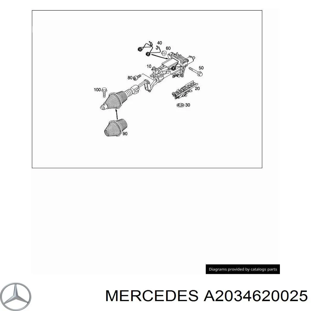  A2034620025 Mercedes