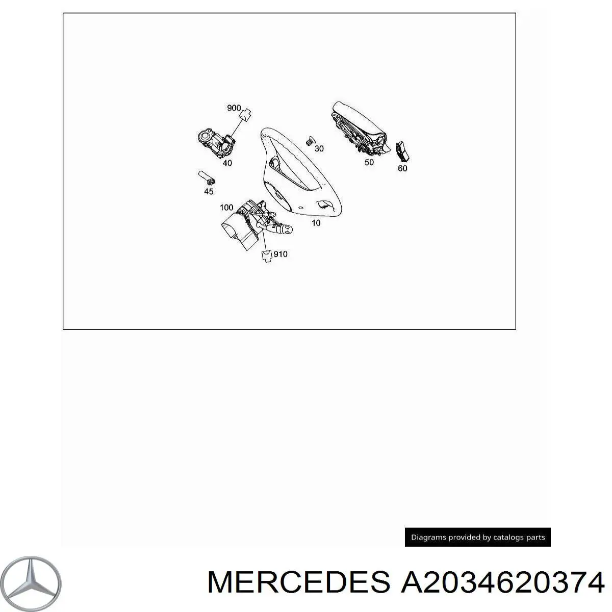  Mercedes A2034620374 цена, от 1.27 USD