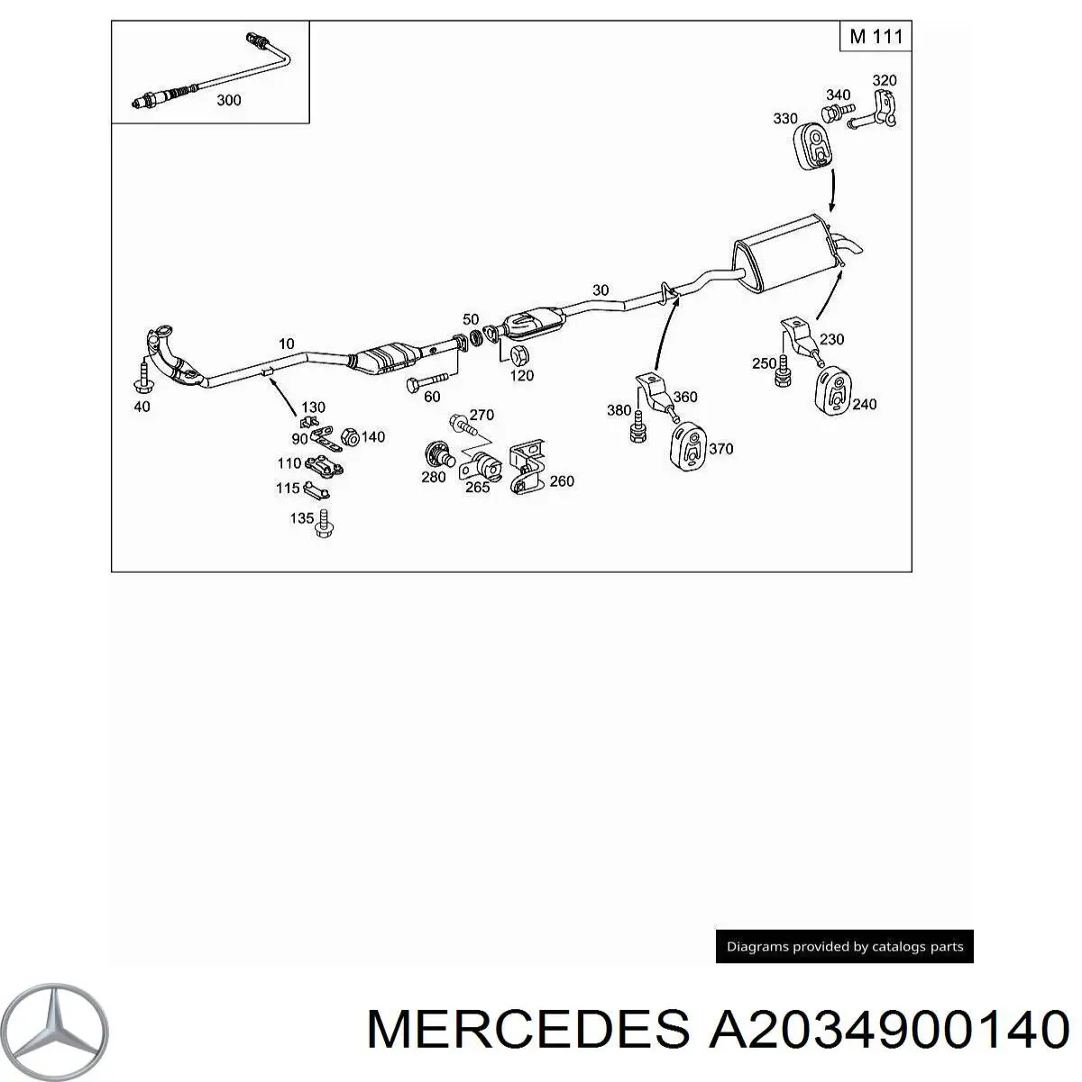 A2034900140 Mercedes 