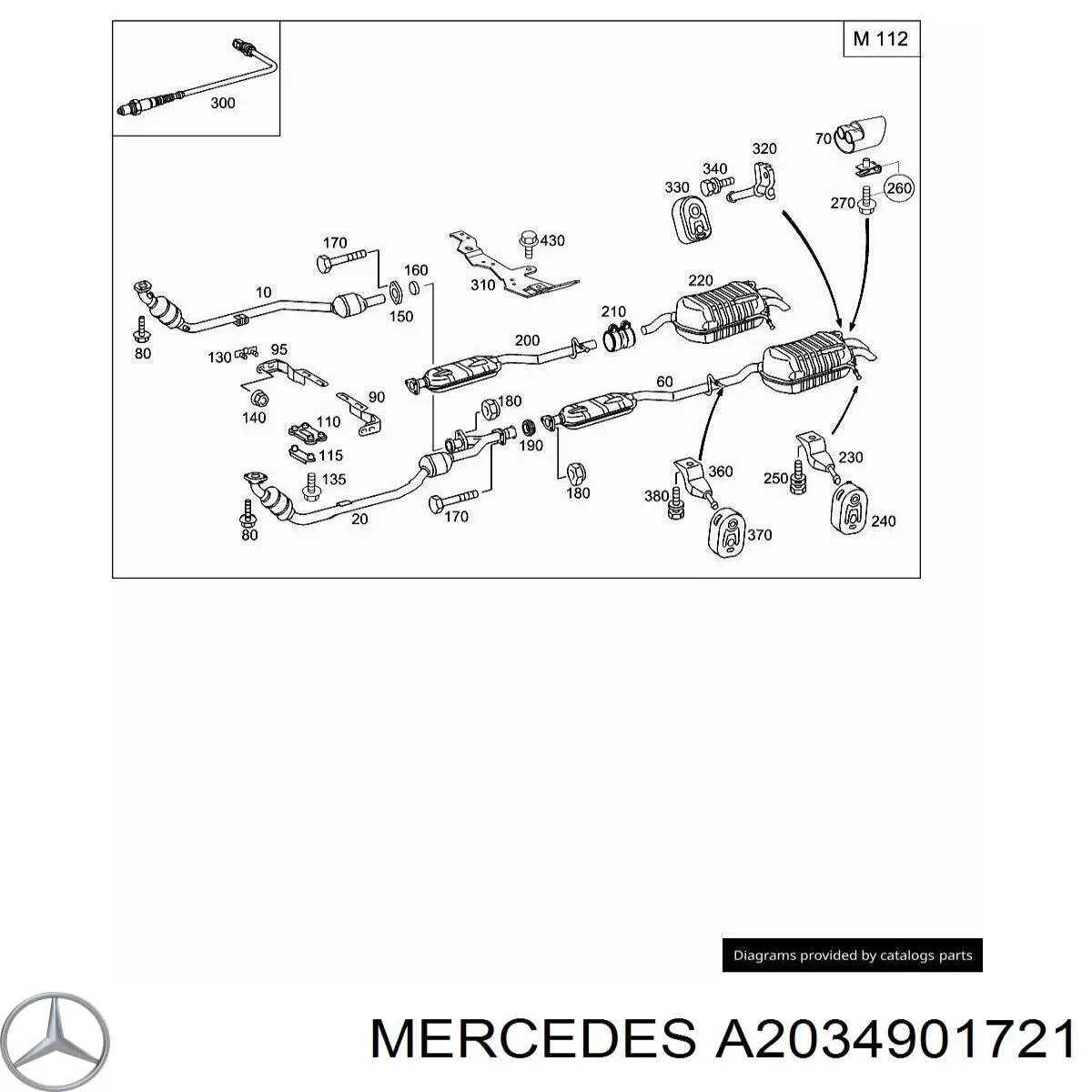  A2034901721 Mercedes