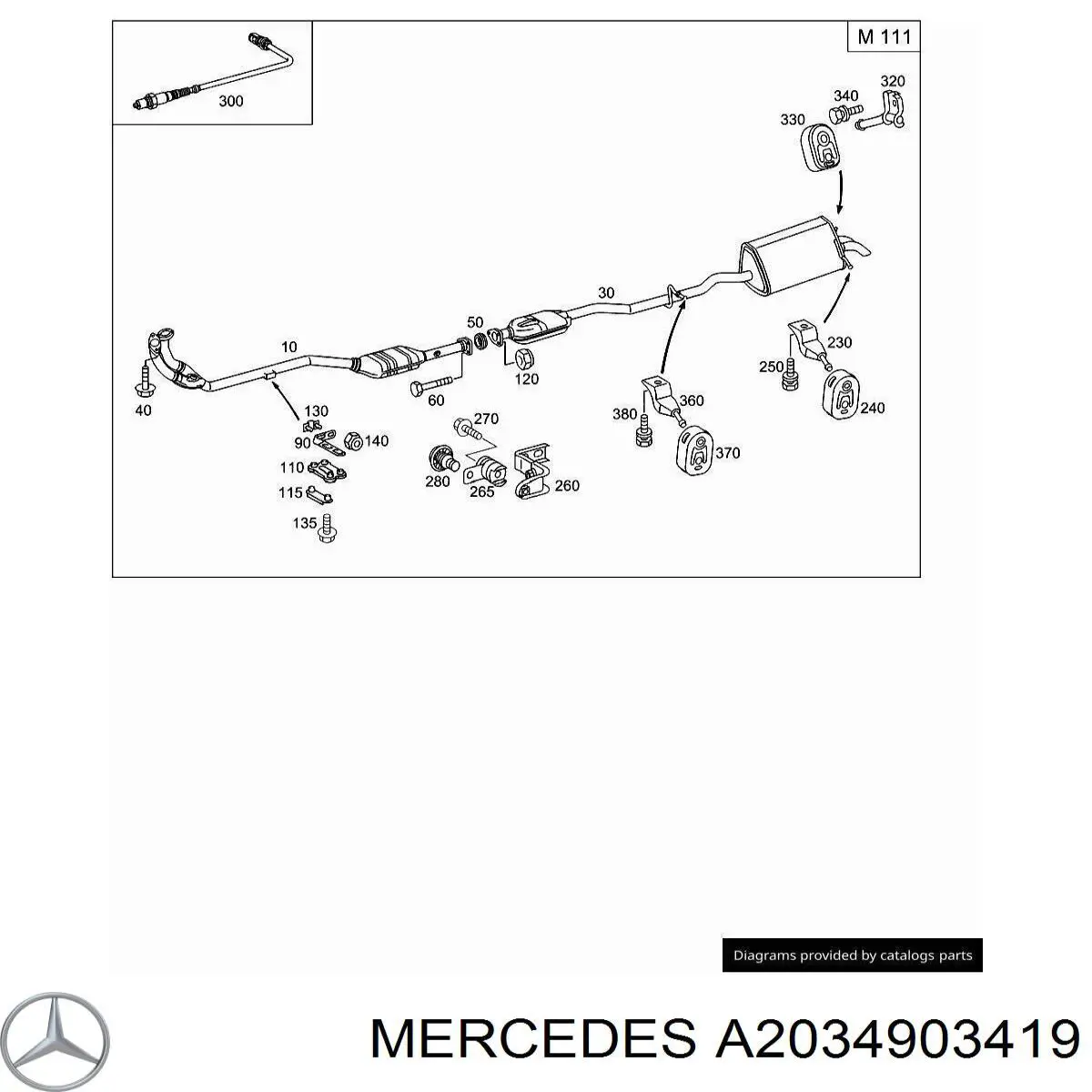  A2034903419 Mercedes