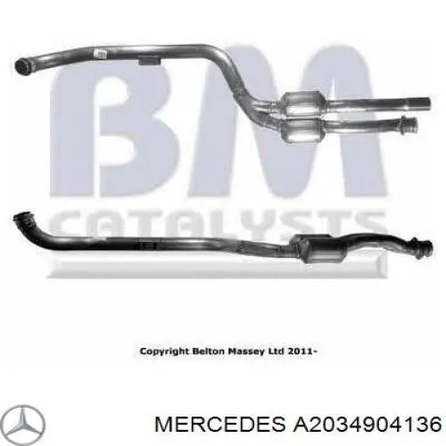  Катализатор Mercedes C 
