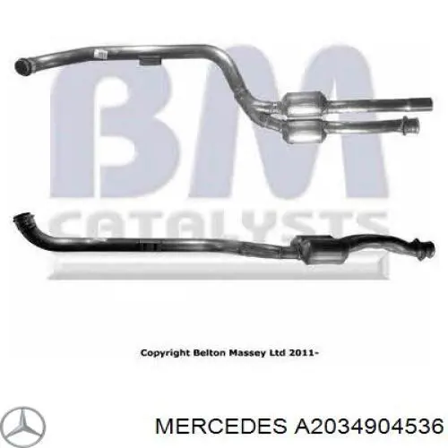 203490221480 Mercedes Конвертор-катализатор