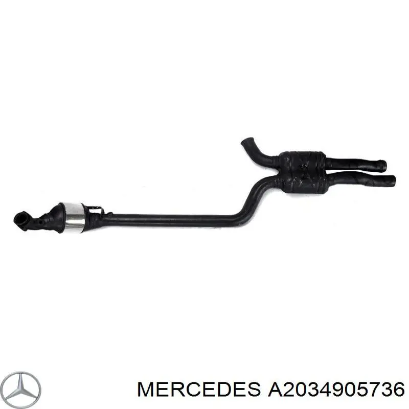 Каталитический нейтрализатор отработавших газов Mercedes A2034905736 цена, от 50.68 USD