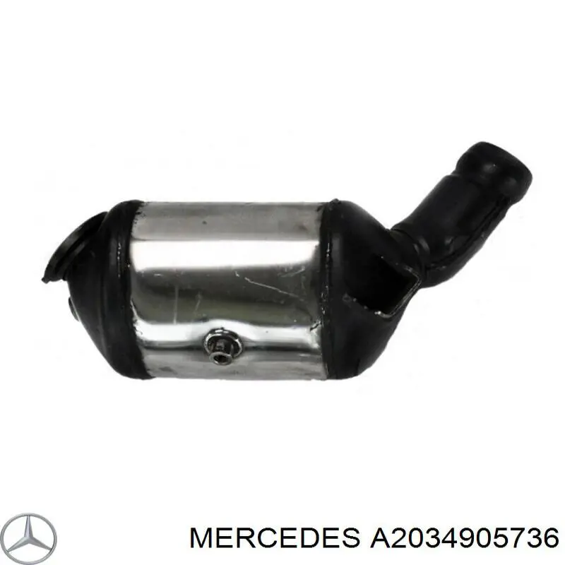 Купить A2034905736 Mercedes Преобразователь отработавших газов