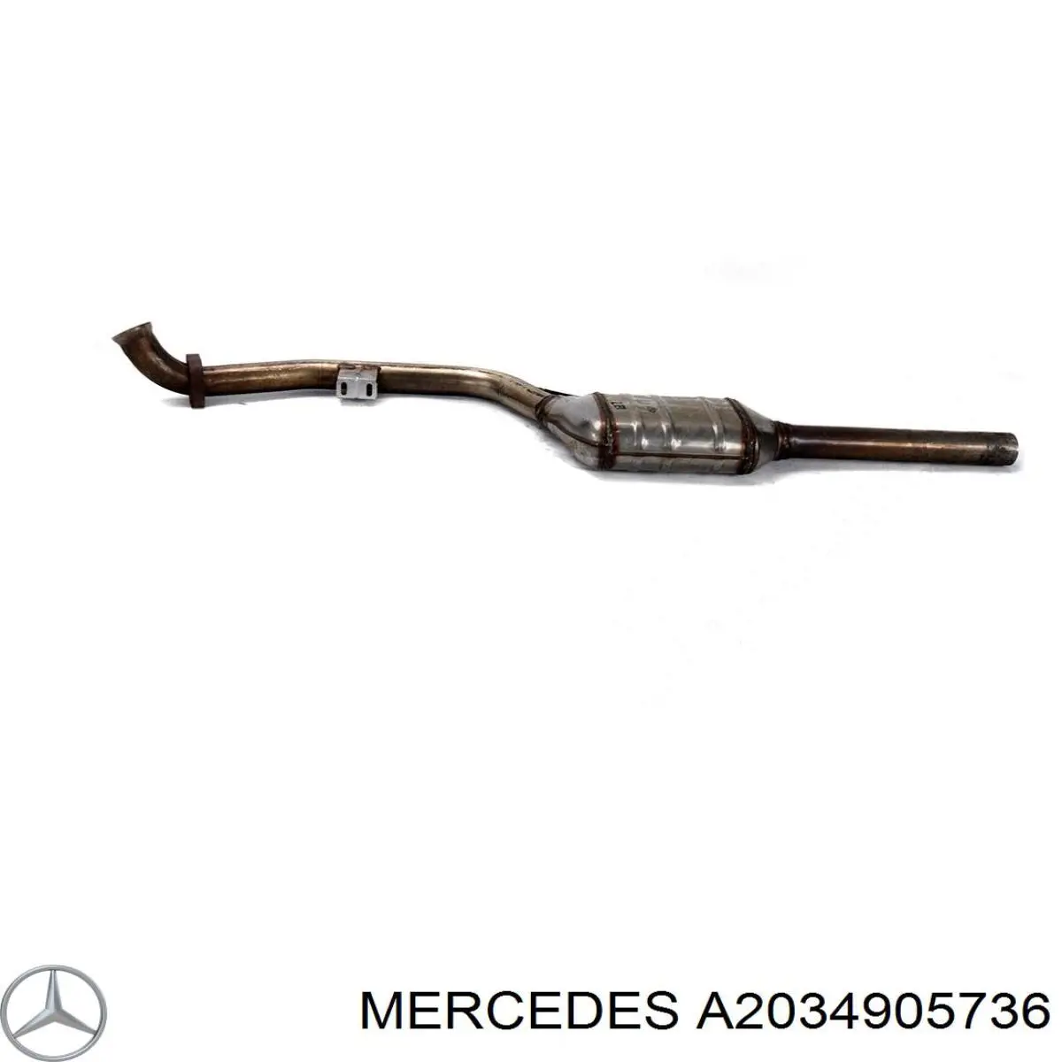 Купить A2034905736 Mercedes Преобразователь отработавших газов