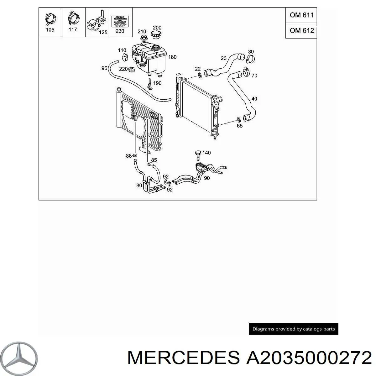 A2035000272 Mercedes 