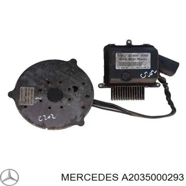 Диффузор вентилятора в сборе с мотором и крыльчаткой A2035000293 Mercedes