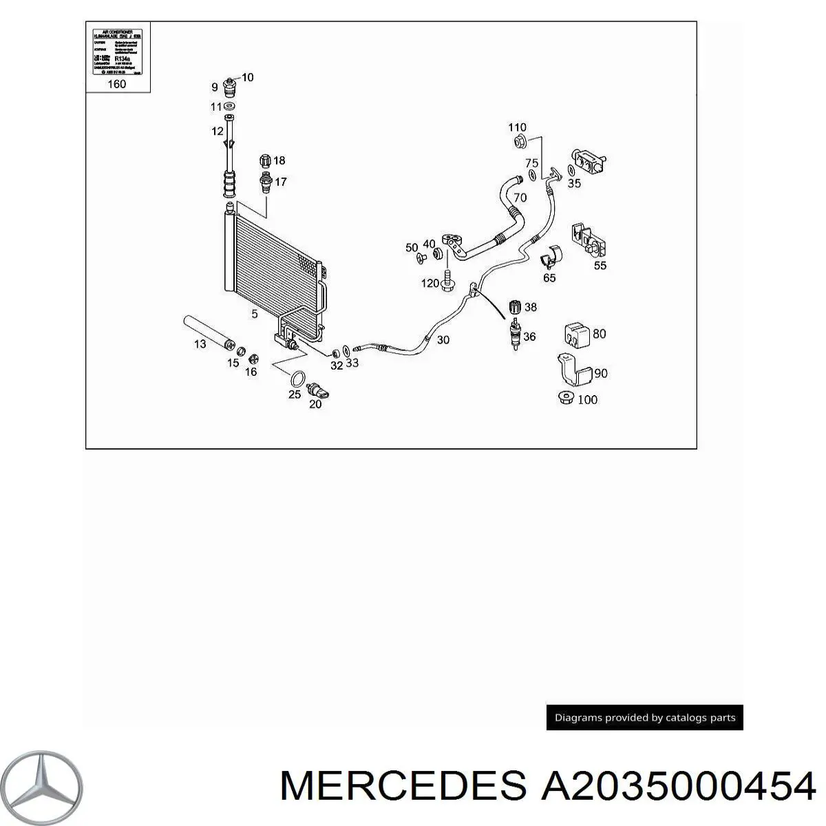 A2035000454 Mercedes 