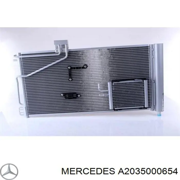 Радиатор кондиционера A2035000654 Mercedes