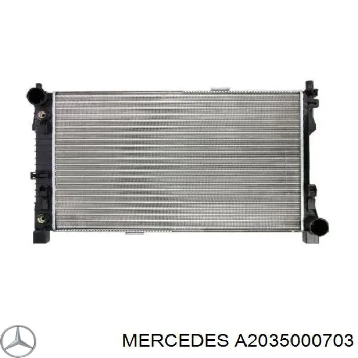 Радиатор охлаждения двигателя Mercedes A2035000703 цена, от 109.60 USD