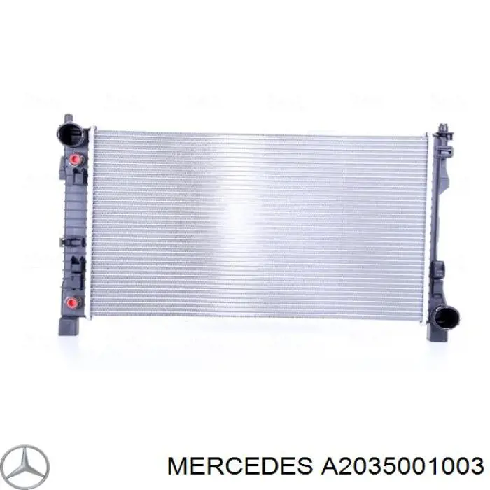 A2035001003 Mercedes радиатор