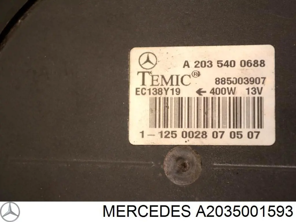 Диффузор радиатора охлаждения в сборе с мотором и крыльчаткой Mercedes A2035001593 цена, от 112.99 USD