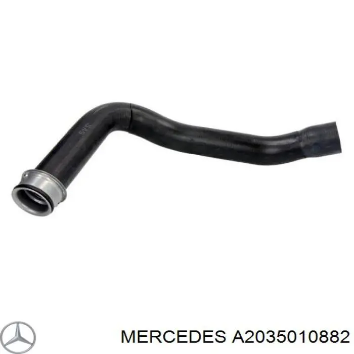 Патрубок радиатора A2035010882 Mercedes