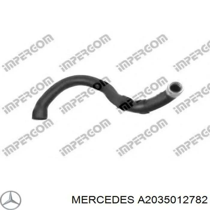 A2035012782 Mercedes шланг (патрубок радиатора охлаждения нижний)