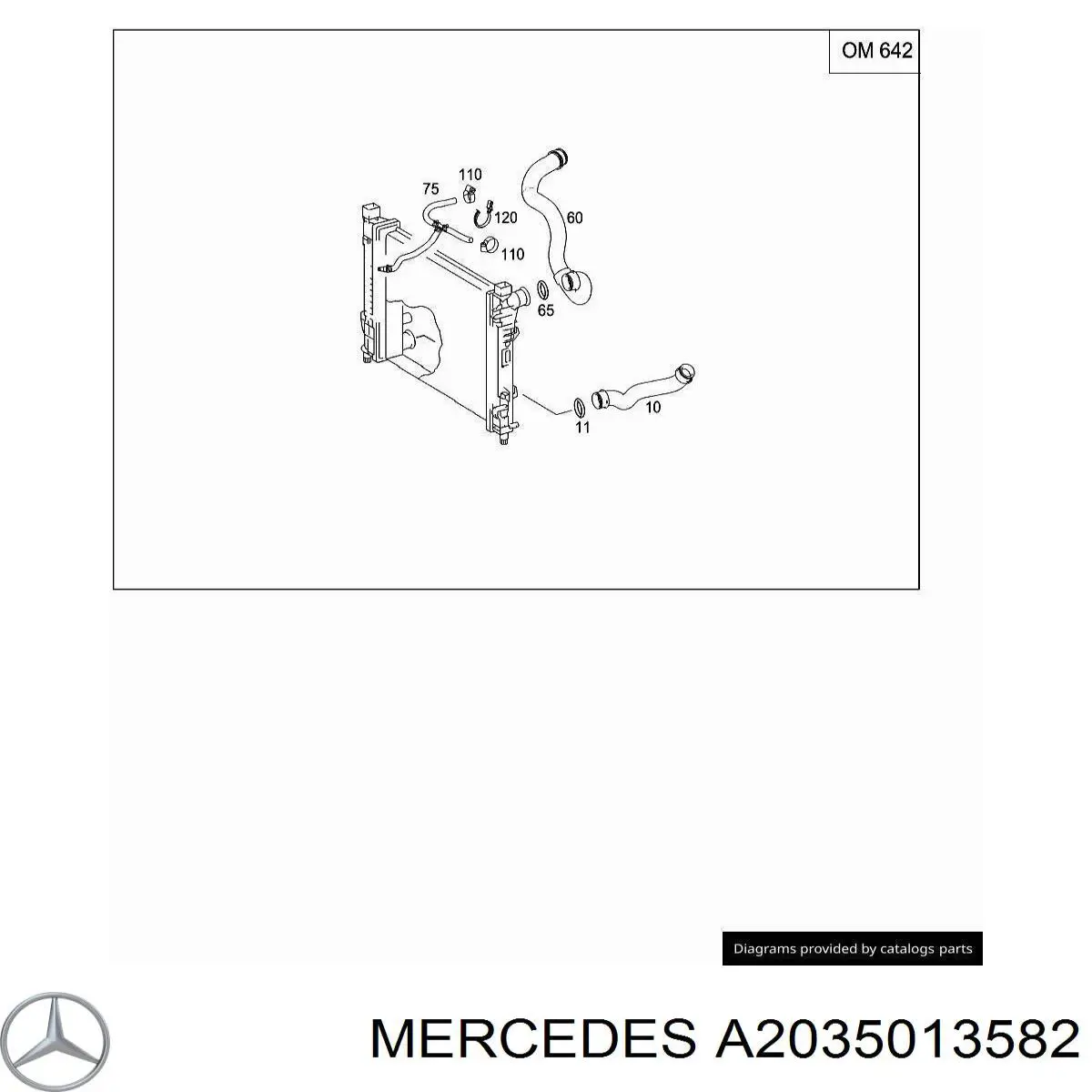 A2035013582 Mercedes 