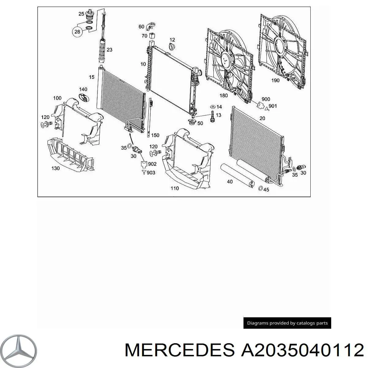 A2035040112 Mercedes 