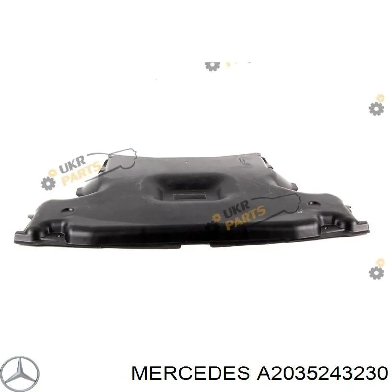 A2035243230 Mercedes защита двигателя, поддона (моторного отсека)