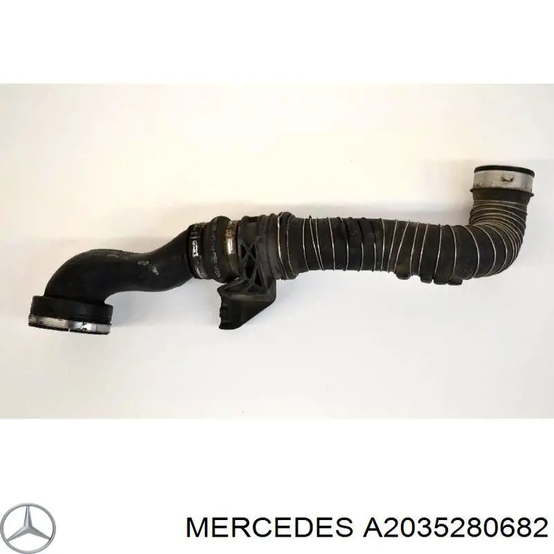 A2035280682 Mercedes mangueira (cano derivado esquerda de intercooler)