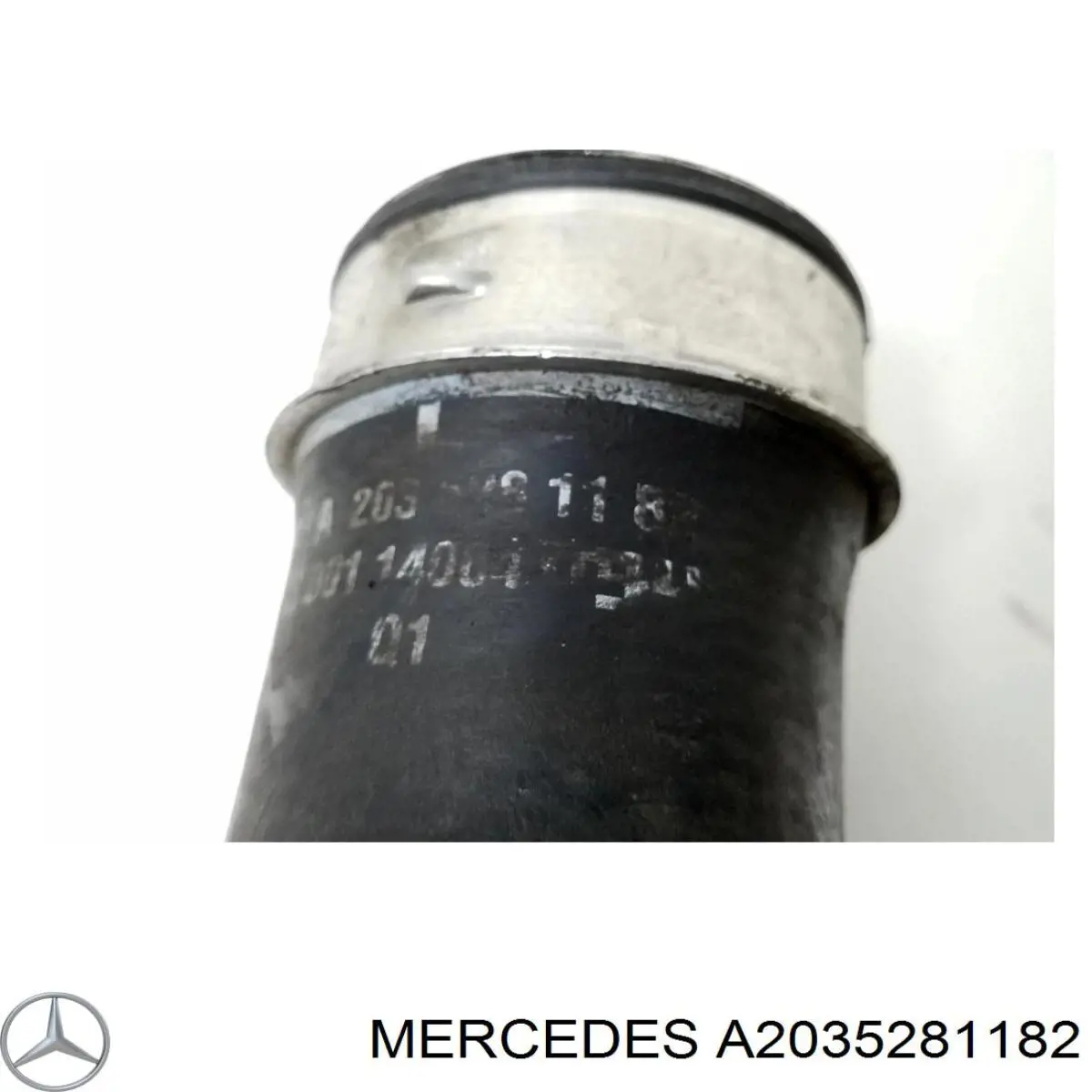 Шланг/патрубок интеркуллера Mercedes A2035281182 цена, от 12.67 USD