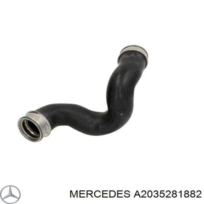 A2035281882 Mercedes mangueira (cano derivado direita de intercooler)