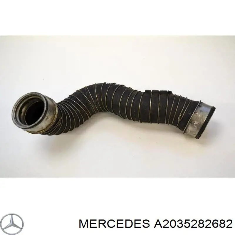 A2035282682 Mercedes mangueira (cano derivado esquerda de intercooler)