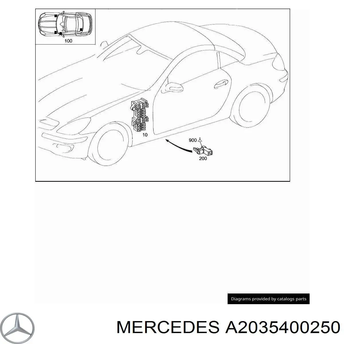  A2035400250 Mercedes