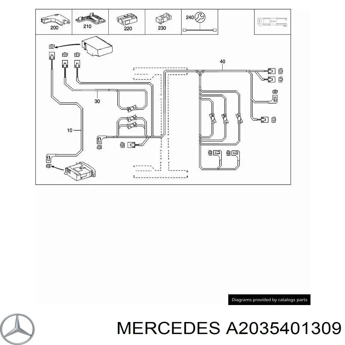 A2035401309 Mercedes 