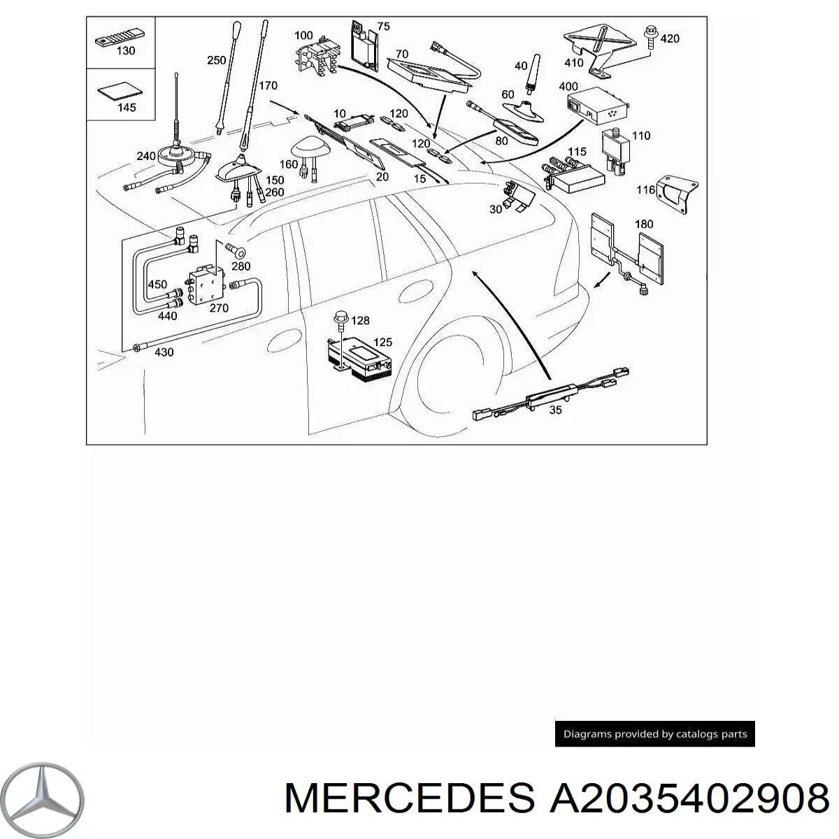 A2035402908 Mercedes 