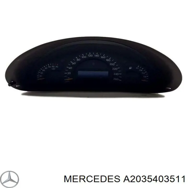 A2035403511 Mercedes приборная доска (щиток приборов)