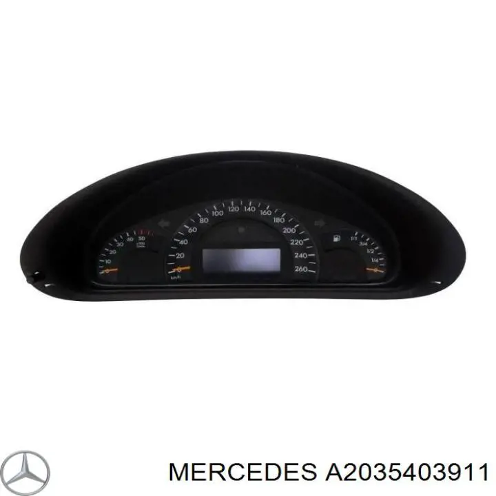 A2035403911 Mercedes приборная доска (щиток приборов)