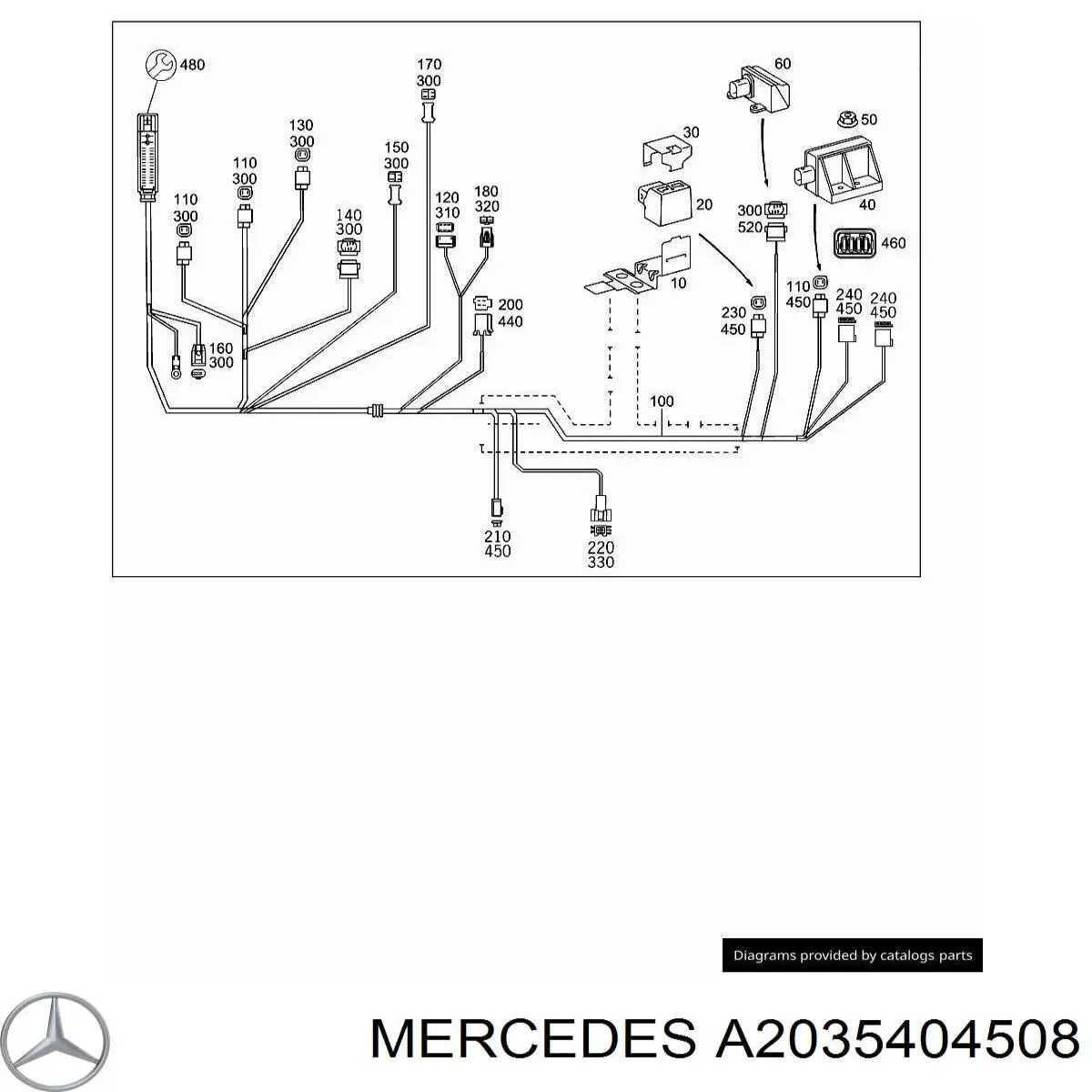 A2035404508 Mercedes 