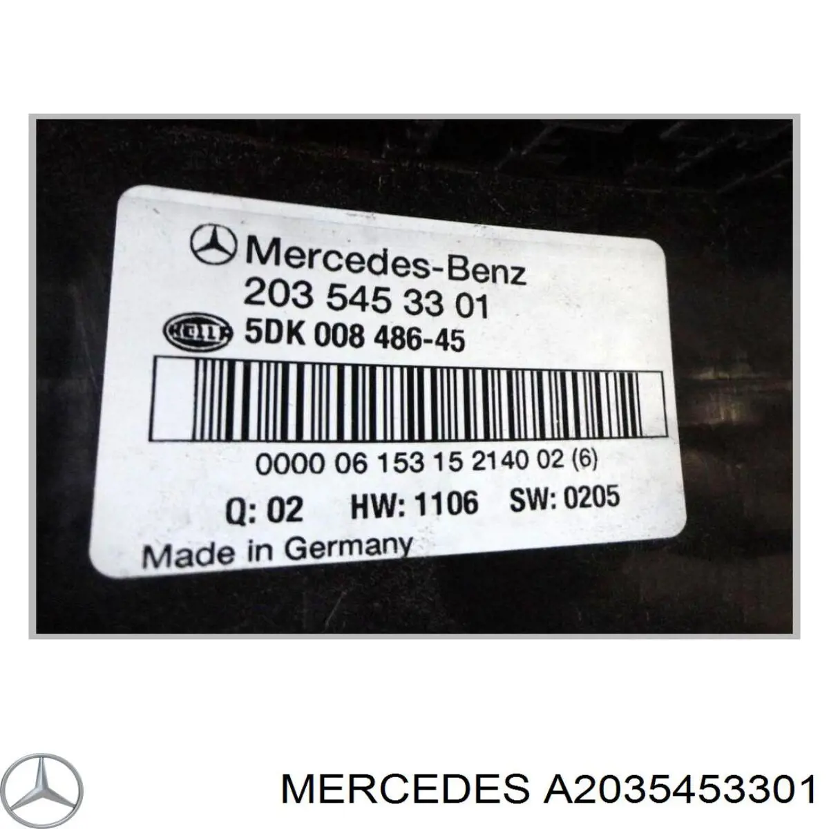 A2035453301 Mercedes Блок управления сигналами SAM