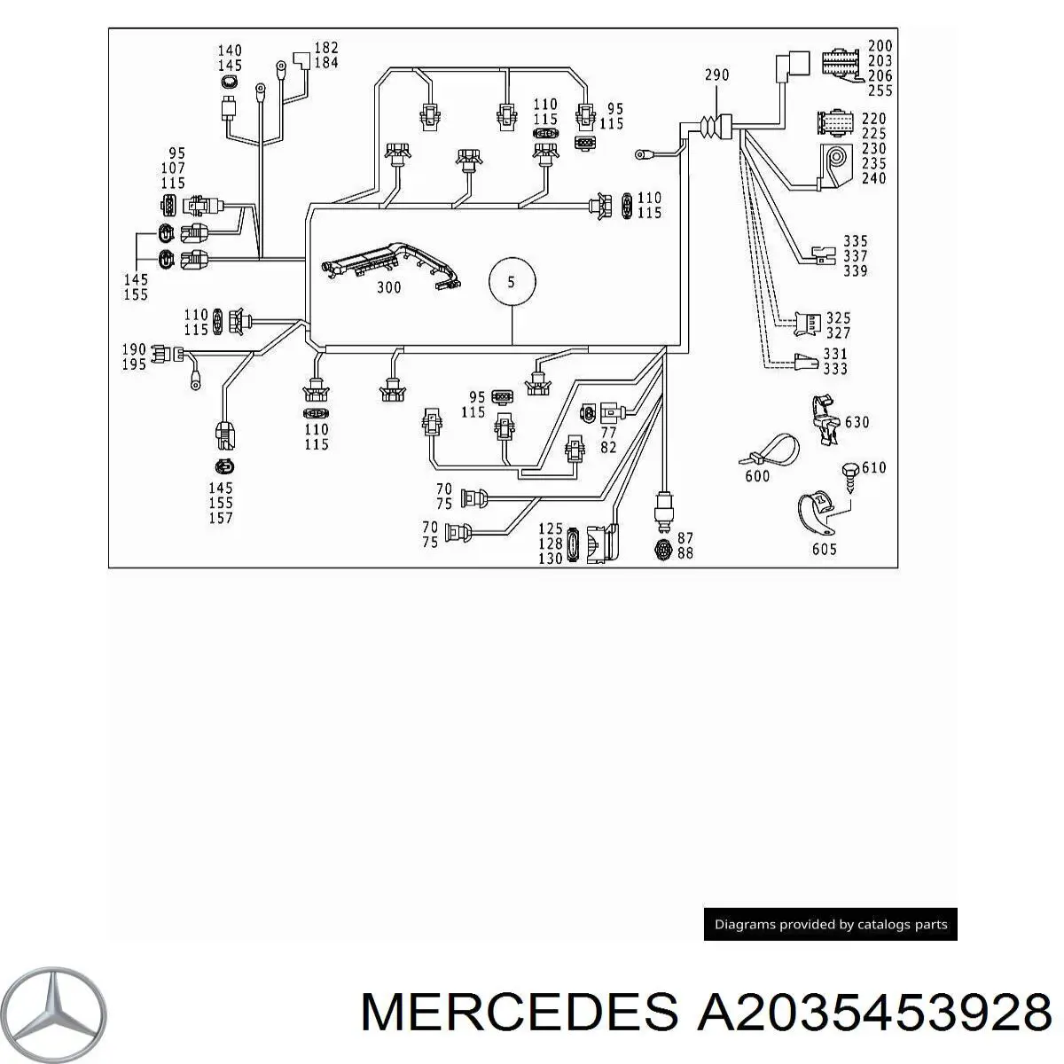 Купить 2035450528 Mercedes 