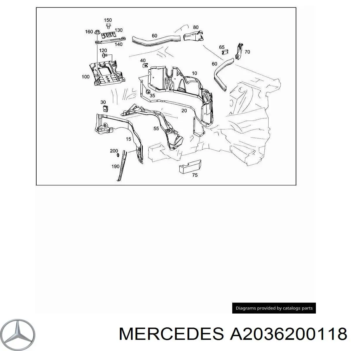  A2036200118 Mercedes